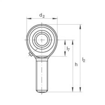 Rod ends - GAKL18-PB