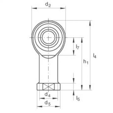 Rod ends - GIKL16-PW