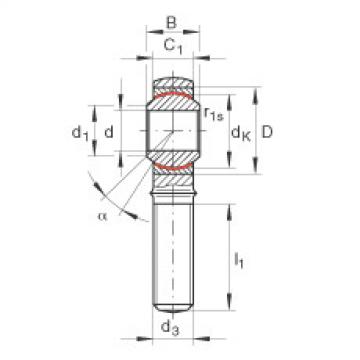 Rod ends - GAKL30-PW