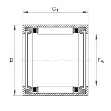 Drawn cup needle roller bearings with open ends - SCE1014-PP