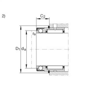 Needle roller/axial ball bearings - NX12-XL