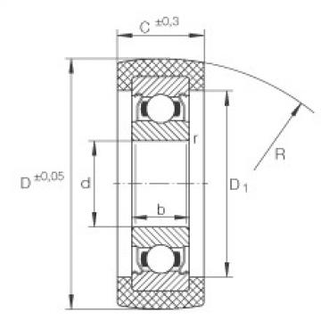 Track rollers - KLRU08X28X11-2Z