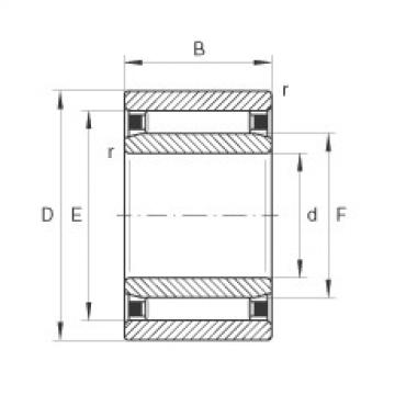 Needle roller bearings - NAO12X24X13-XL