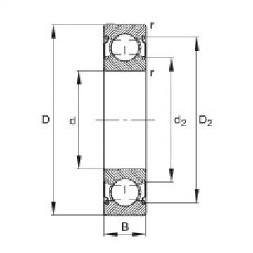 Deep groove ball bearings - 6000-C-2Z