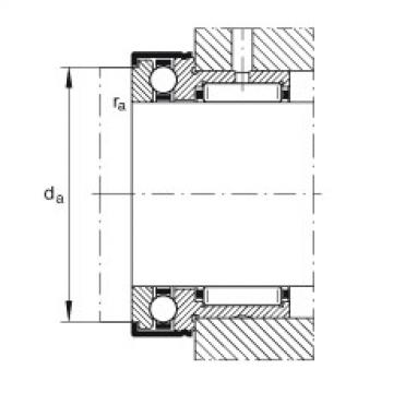 Needle roller/axial ball bearings - NKX15-XL