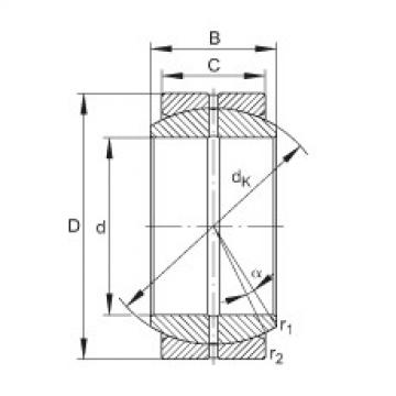 Radial spherical plain bearings - GE12-DO