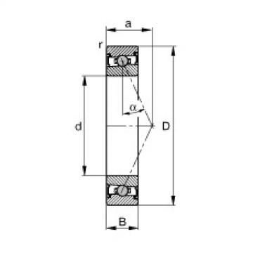 Spindle bearings - HCS7008-E-T-P4S