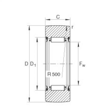 Yoke type track rollers - RNA2201-2RSR