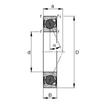 Spindle bearings - HCB7000-E-2RSD-T-P4S