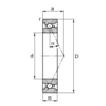 Spindle bearings - HS7001-E-T-P4S