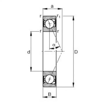 Spindle bearings - B7001-E-2RSD-T-P4S