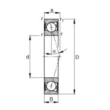 Spindle bearings - B7009-C-2RSD-T-P4S