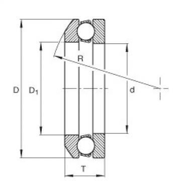 Axial deep groove ball bearings - 4106