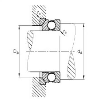 Axial deep groove ball bearings - 53202 + U202