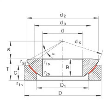 Axial spherical plain bearings - GE17-AW