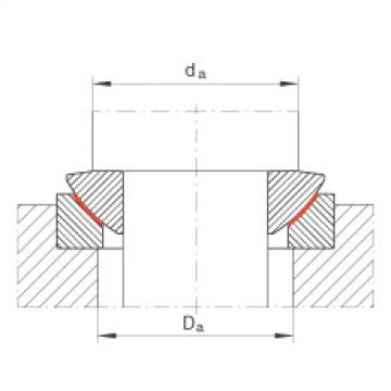 Axial spherical plain bearings - GE100-AW