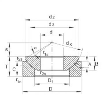 Axial spherical plain bearings - GE10-AX