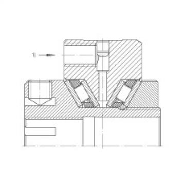 Axial conical thrust cage needle roller bearings - ZAXFM1055