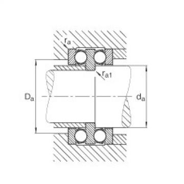 Axial deep groove ball bearings - 52406