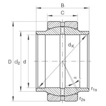 Radial spherical plain bearings - GE110-LO