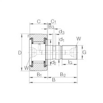 Stud type track rollers - KR35-PP