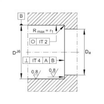 Axial angular contact ball bearings - 7602015-2RS-TVP