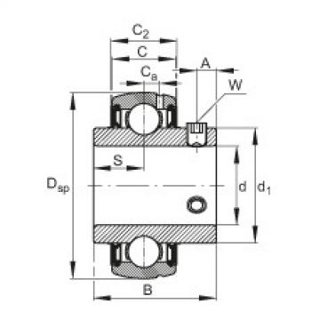 Radial insert ball bearings - SUC204