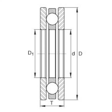 Axial deep groove ball bearings - 4415