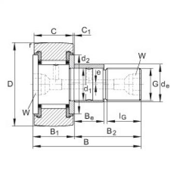 Stud type track rollers - KRE26-PP