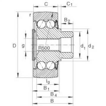 Stud type track rollers - ZL5201-DRS