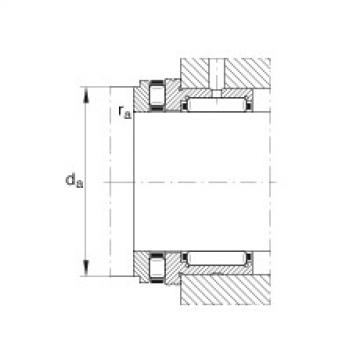 Needle roller/axial cylindrical roller bearings - NKXR15-XL