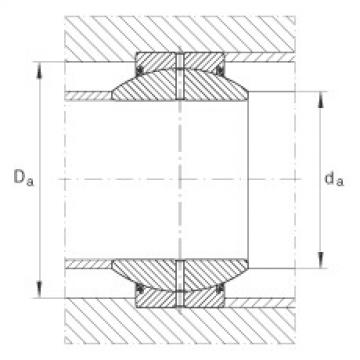 Radial spherical plain bearings - GE110-FO-2RS