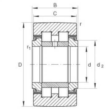 Yoke type track rollers - PWTR1747-2RS-XL