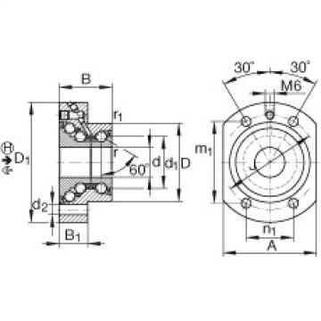 Angular contact ball bearing units - DKLFA1575-2RS