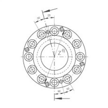 Needle roller/axial cylindrical roller bearings - ZARF2080-TV