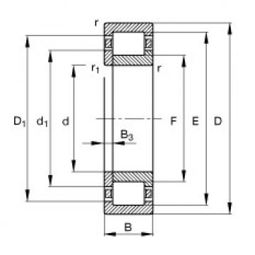 Cylindrical roller bearings - NUP204-E-XL-TVP2