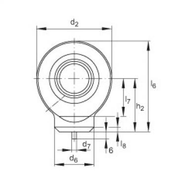 Hydraulic rod ends - GK20-DO