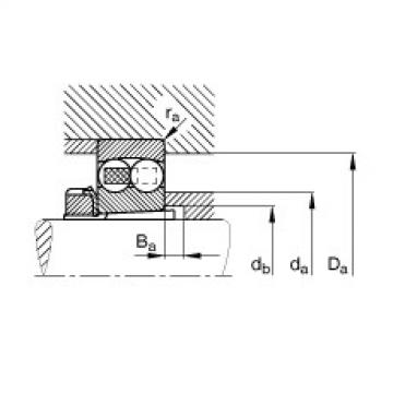 Self-aligning ball bearings - 1208-K-TVH-C3 + H208