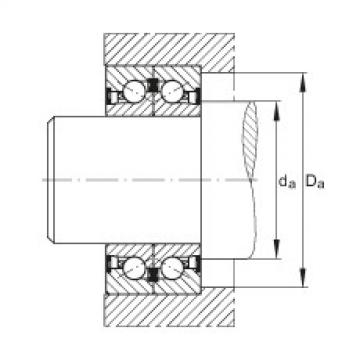 Axial angular contact ball bearings - BSB2047-2Z-SU