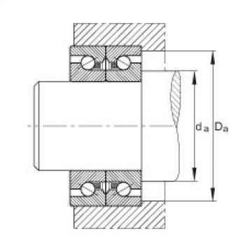 Axial angular contact ball bearings - BSB2562-SU-L055