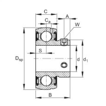 Radial insert ball bearings - SUB210