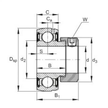 Radial insert ball bearings - SUG210