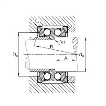 Axial deep groove ball bearings - 54206 + U206