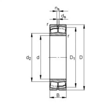 Spherical roller bearings - 21313-E1-XL