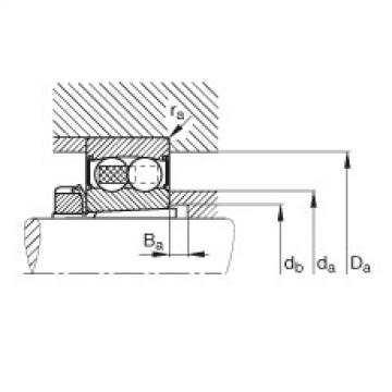 Self-aligning ball bearings - 2211-K-2RS-TVH-C3 + H311