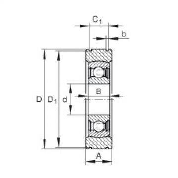 Radial insert ball bearings - BE20-XL