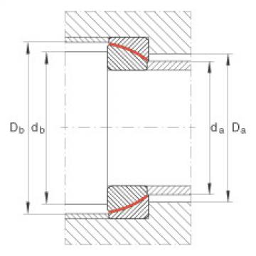 Angular contact spherical plain bearings - GE25-SW