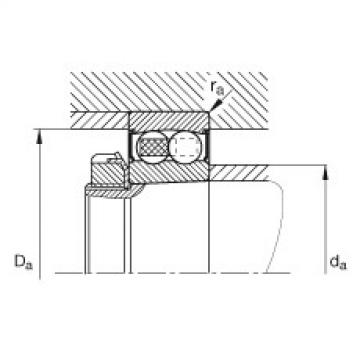 Self-aligning ball bearings - 2205-K-2RS-TVH-C3