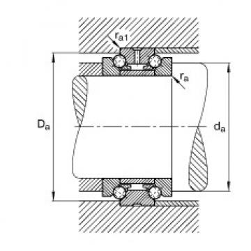 Axial angular contact ball bearings - 234407-M-SP