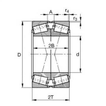 Tapered roller bearings - 31308-XL-P5-DF-VA20-40